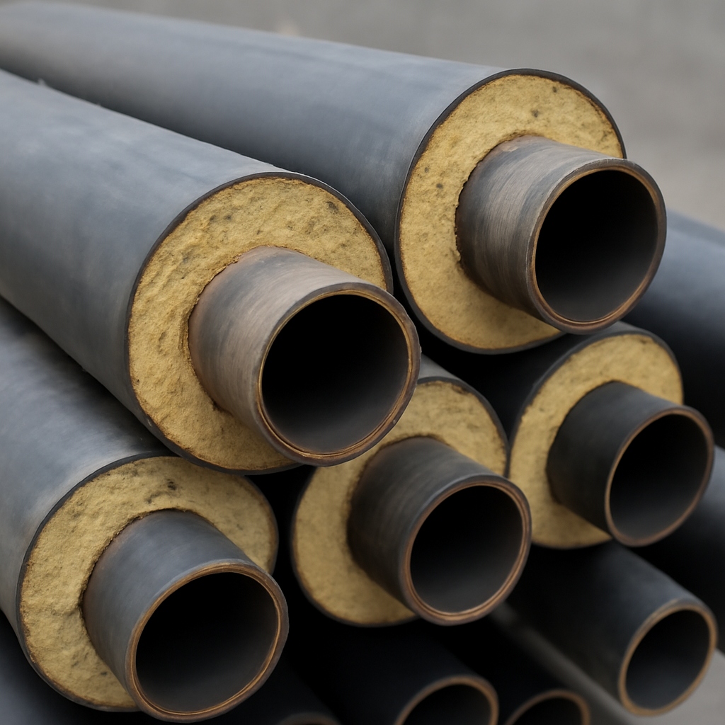 Труба электросварная в базальтовой изоляции 32х3 мм Ст20 ГОСТ 10704-91