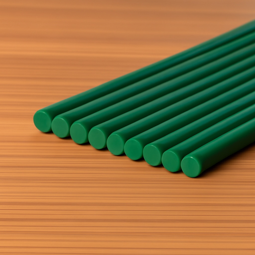 Стержень полиэтиленовый зеленый 110х2000 мм PE 1000 ТУ 22.21.10-011-17152852-2019