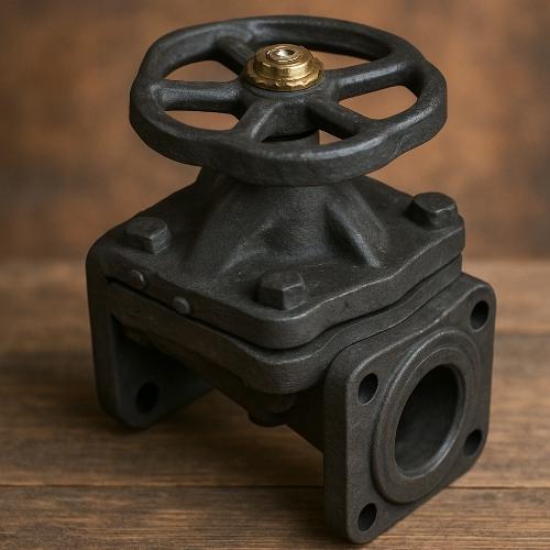 Клапан запорный 15ч74п Ру16 Ду20