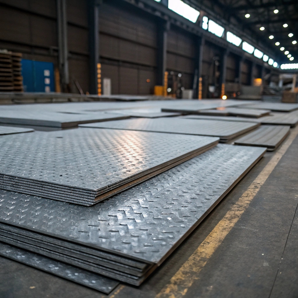 Лист стальной рифленый чечевица 5х750 мм Ст08 ГОСТ 8568-77