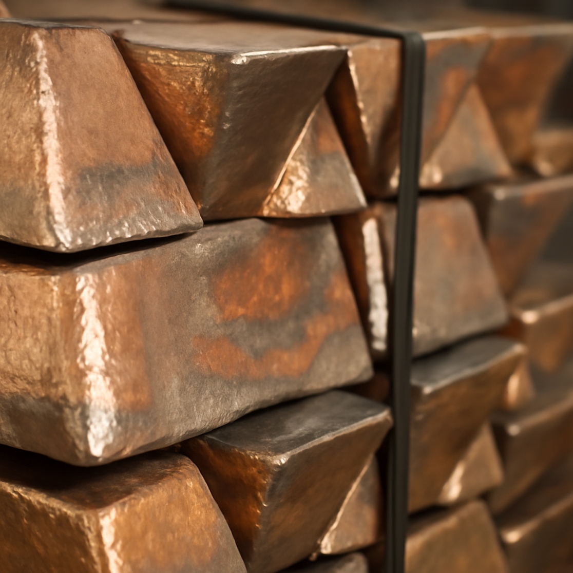 Слиток медный 90х1300 мм М1 ГОСТ 193-2015 СН