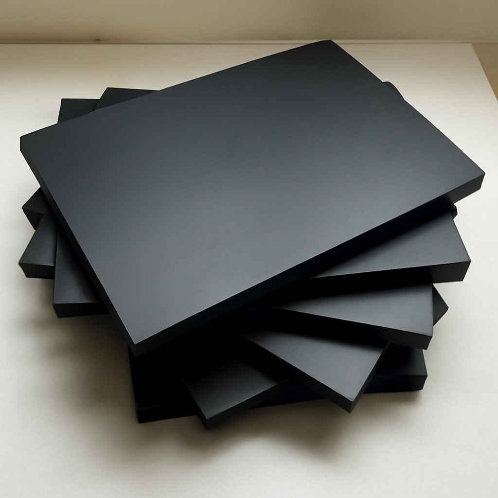 Лист полиэтиленовый черный 6х1000х2000 мм PE-HD ГОСТ 16338-85