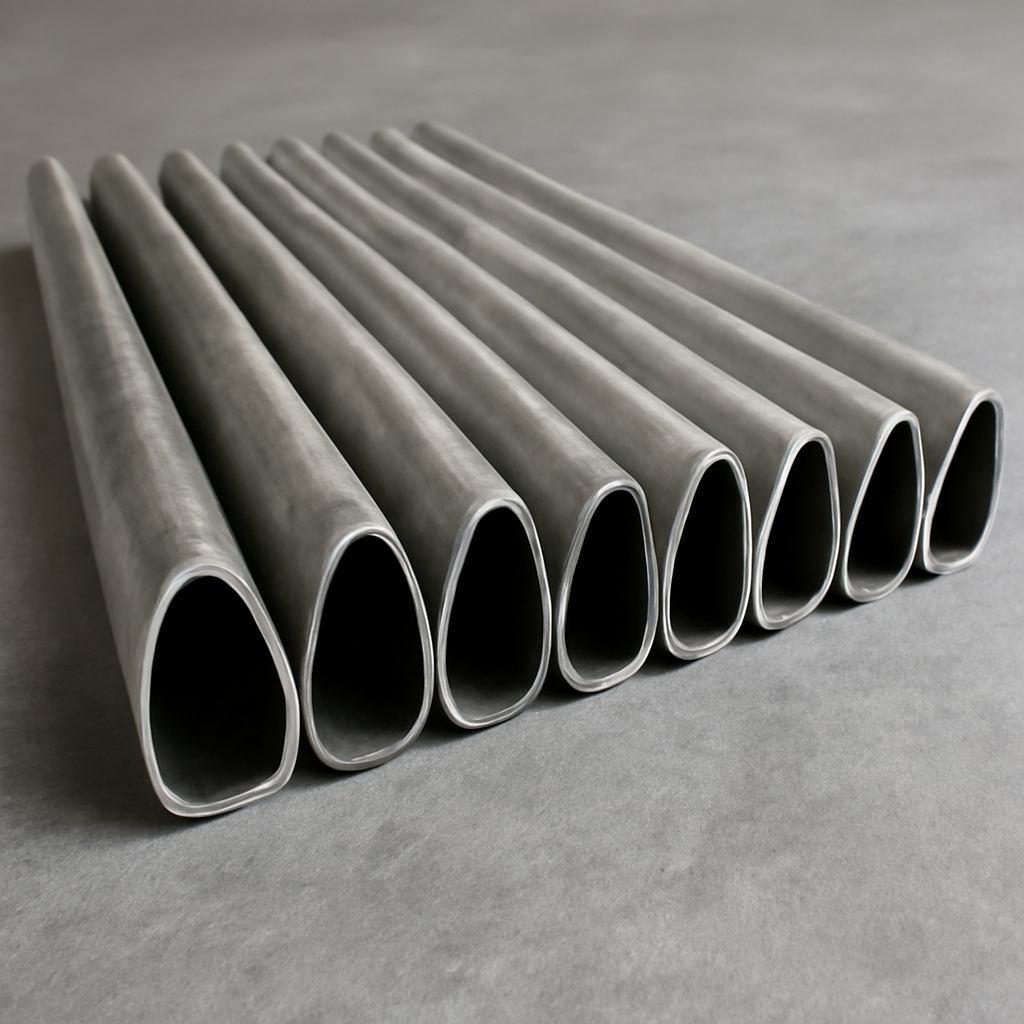 Труба стальная каплевидная 57х19х1,5 мм Ст08 ГОСТ 8638-57