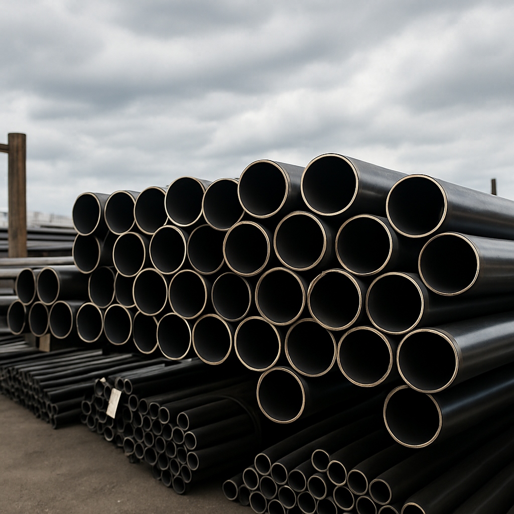 Труба электросварная в ППУ-изоляции 44,5х1,5 мм 09Г2С ГОСТ 10704-91